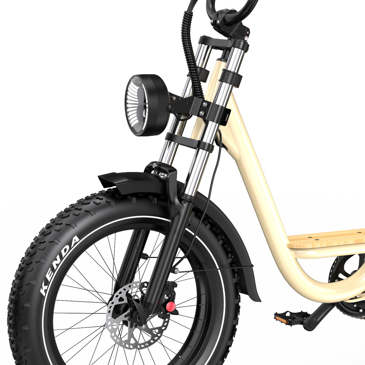 ONESPORT W77 20" Vélo Électrique Rétro 500W Moteur 48V 18Ah Batterie