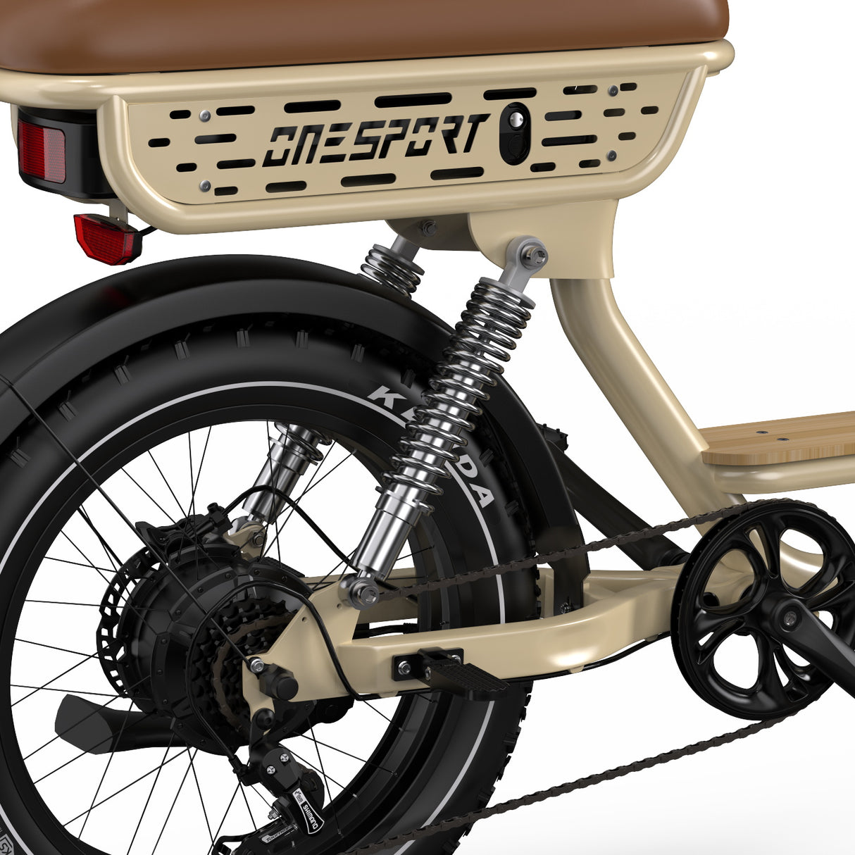 ONESPORT W77 20" Vélo Électrique Rétro 500W Moteur 48V 18Ah Batterie