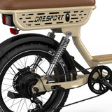 ONESPORT W77 20" Vélo Électrique Rétro 500W Moteur 48V 18Ah Batterie