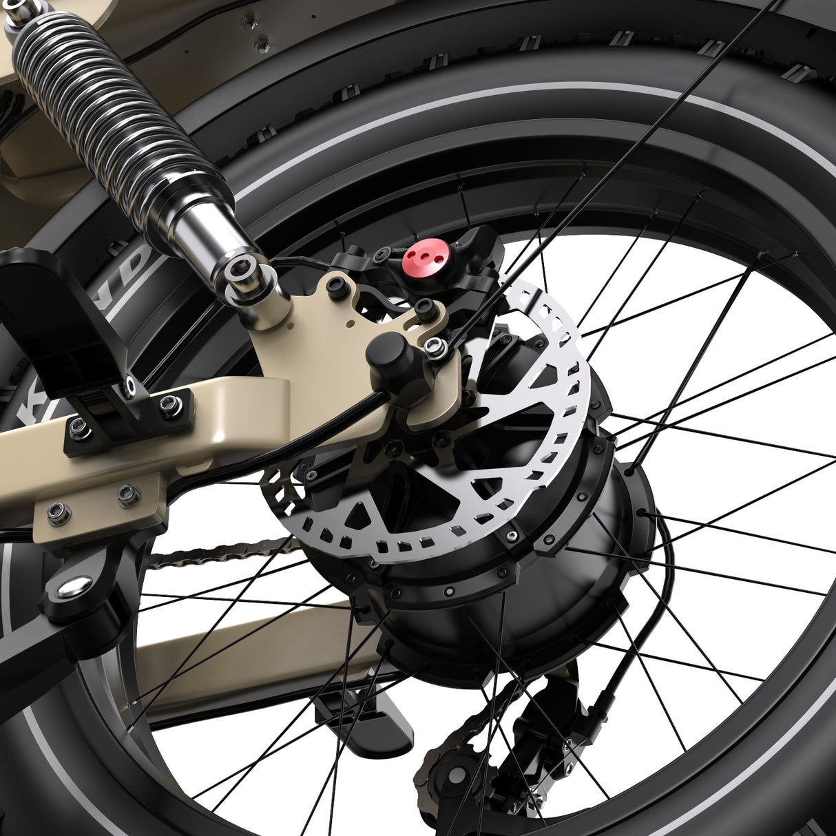 ONESPORT W77 20" Vélo Électrique Rétro 500W Moteur 48V 18Ah Batterie