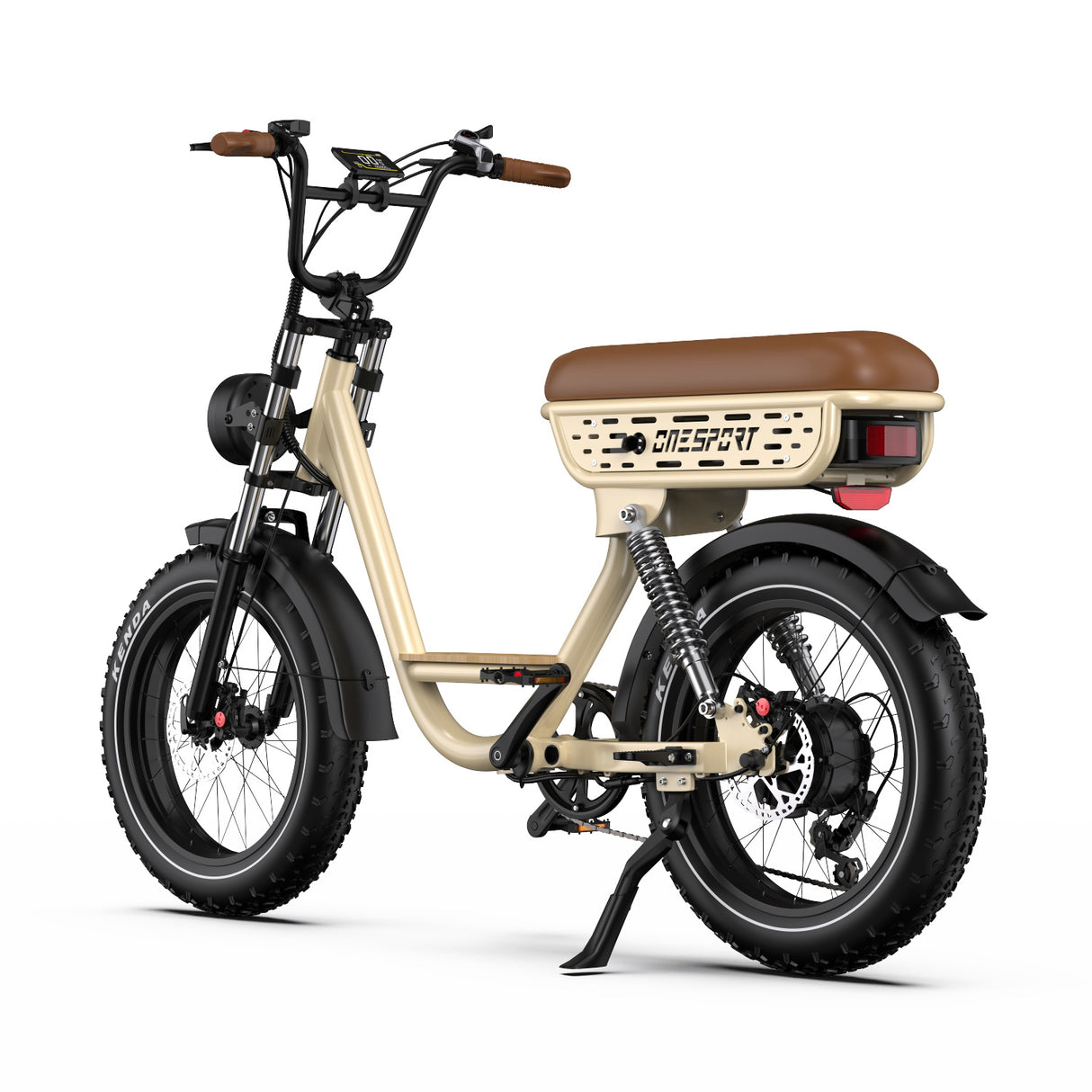 ONESPORT W77 20" Vélo Électrique Rétro 500W Moteur 48V 18Ah Batterie