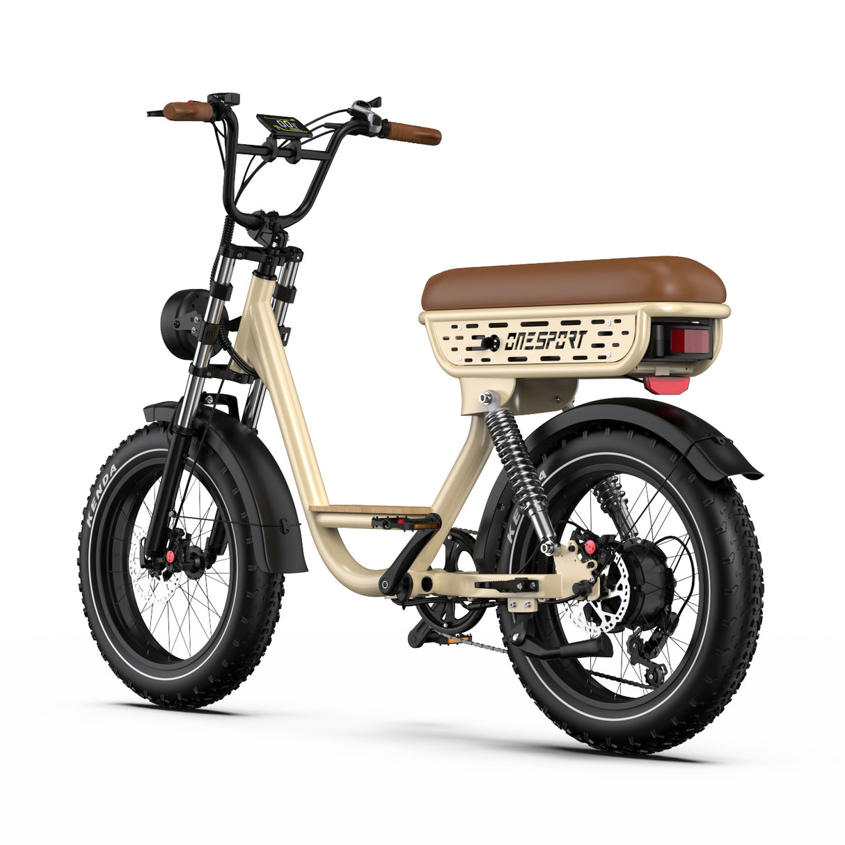 ONESPORT W77 20" Vélo Électrique Rétro 500W Moteur 48V 18Ah Batterie