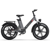 PHNHOLUN C6 Pro 20" Vélo de ville électrique à gros pneus Moteur 1000W Batterie 48V 17.5Ah