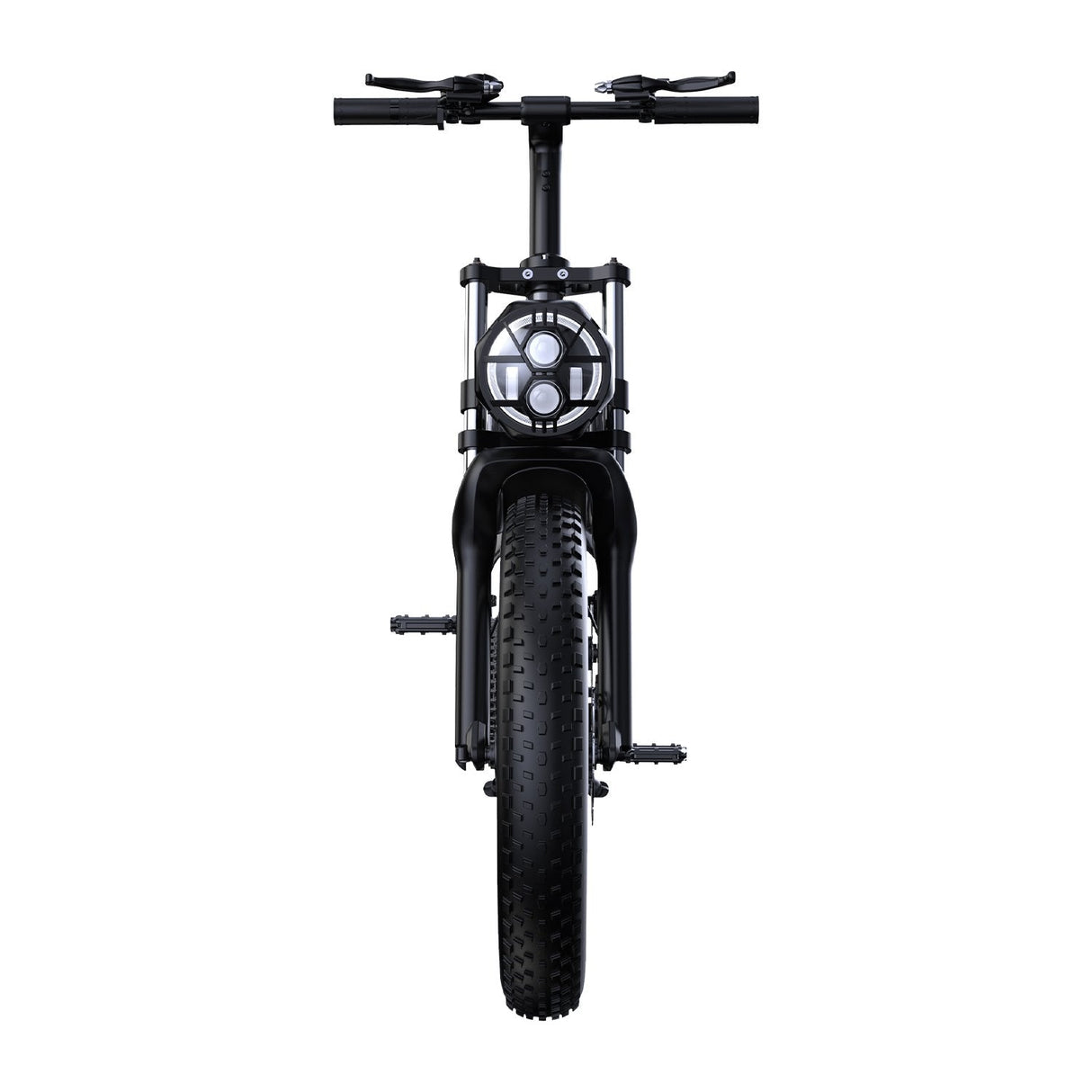 PHNHOLUN C8 20" Vélo tout-terrain électrique rétro VTT moteur 1500W batterie 48V 20Ah