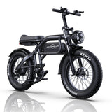 PHNHOLUN C8 20" Vélo tout-terrain électrique rétro VTT 1500W Moteur 48V 20Ah Batterie