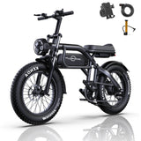 PHNHOLUN C8 20" Vélo tout-terrain électrique rétro VTT 1500W Moteur 48V 20Ah Batterie