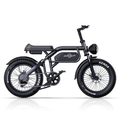 PHNHOLUN C8 20" Vélo tout-terrain électrique rétro VTT 1500W Moteur 48V 20Ah Batterie