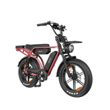 PIXAR M9 20" Fat Tire Vélo électrique rétro 250W Moteur 48V 35Ah Batterie