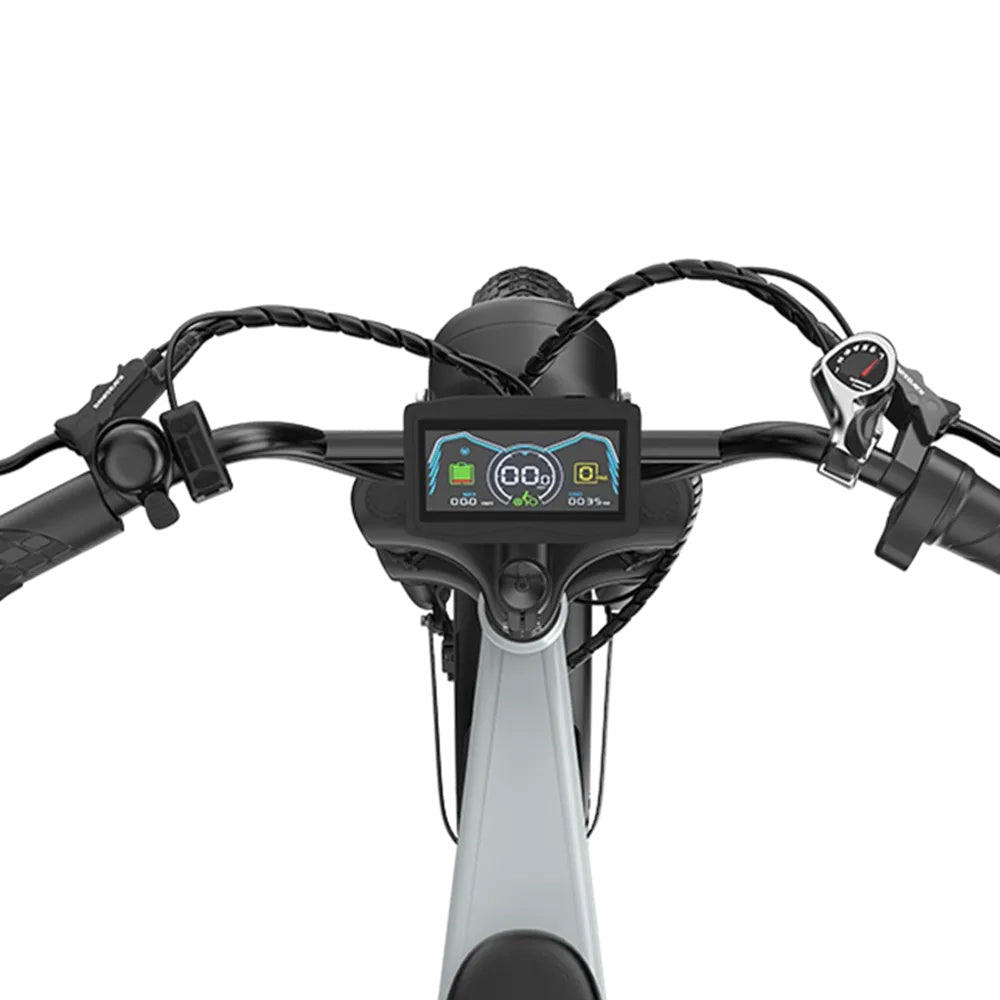 PIXAR M9 20" Fat Tire Vélo électrique rétro 250W Moteur 48V 35Ah Batterie