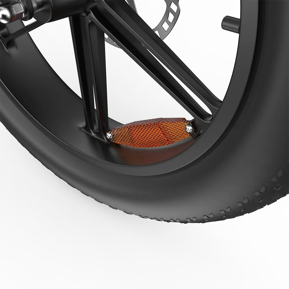 PIXAR M9 20" Fat Tire Vélo électrique rétro 250W Moteur 48V 35Ah Batterie