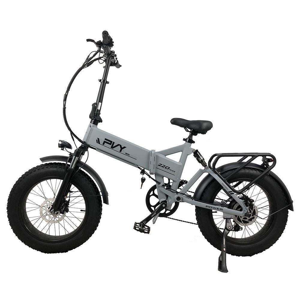 PVY Z20 Plus 20" Fat Tire Vélo électrique pliant 1000W Moteur 48V 16.5Ah Batterie