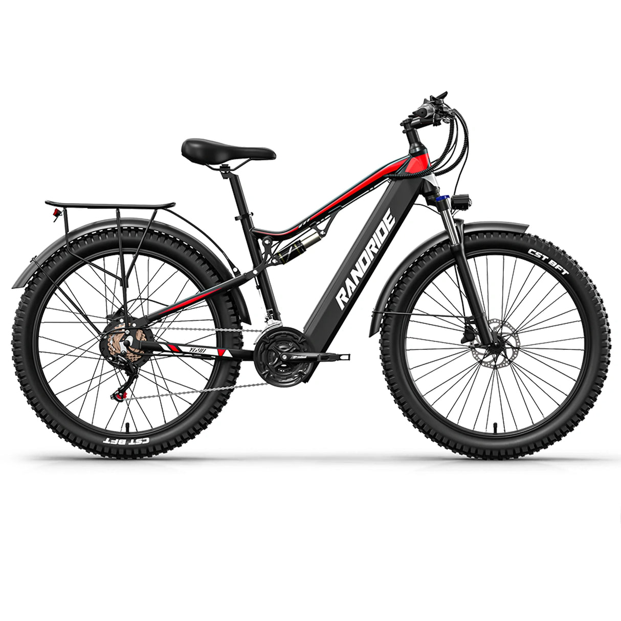 RANDRIDE YG90B 27,5" Vélo électrique de montagne 1000W Moteur 48V 17Ah Batterie