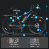 RAYZEPH S29 PRO 29" VTT électrique 1000W Moteur 48V 21Ah Batterie