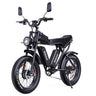 Ridstar Q20 Pro Fat Tires Vélo électrique 2*1000W Moteur 52V 20Ah Dubbelbatteri