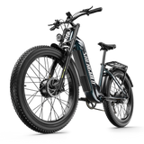 SHENGMILO S700 PRO 26" Vélo de ville électrique à gros pneus Step-Thru 1000W*2 Double Moteur 48V 25Ah Batterie