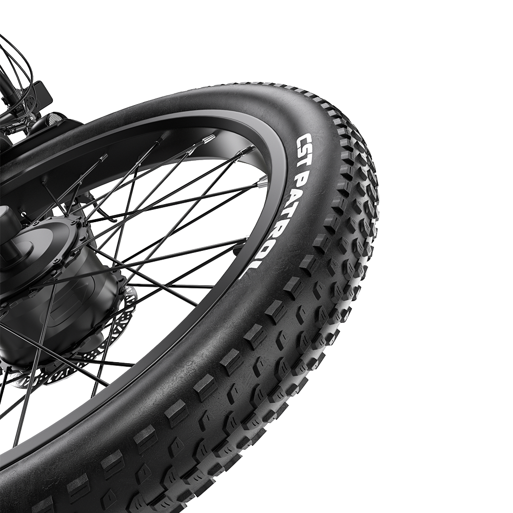 SHENGMILO S700 PRO 26" Vélo de ville électrique à gros pneus Step-Thru 1000W*2 Double Moteur 48V 25Ah Batterie
