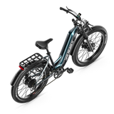 SHENGMILO S700 PRO 26" Vélo de ville électrique à gros pneus Step-Thru 1000W*2 Double Moteur 48V 25Ah Batterie