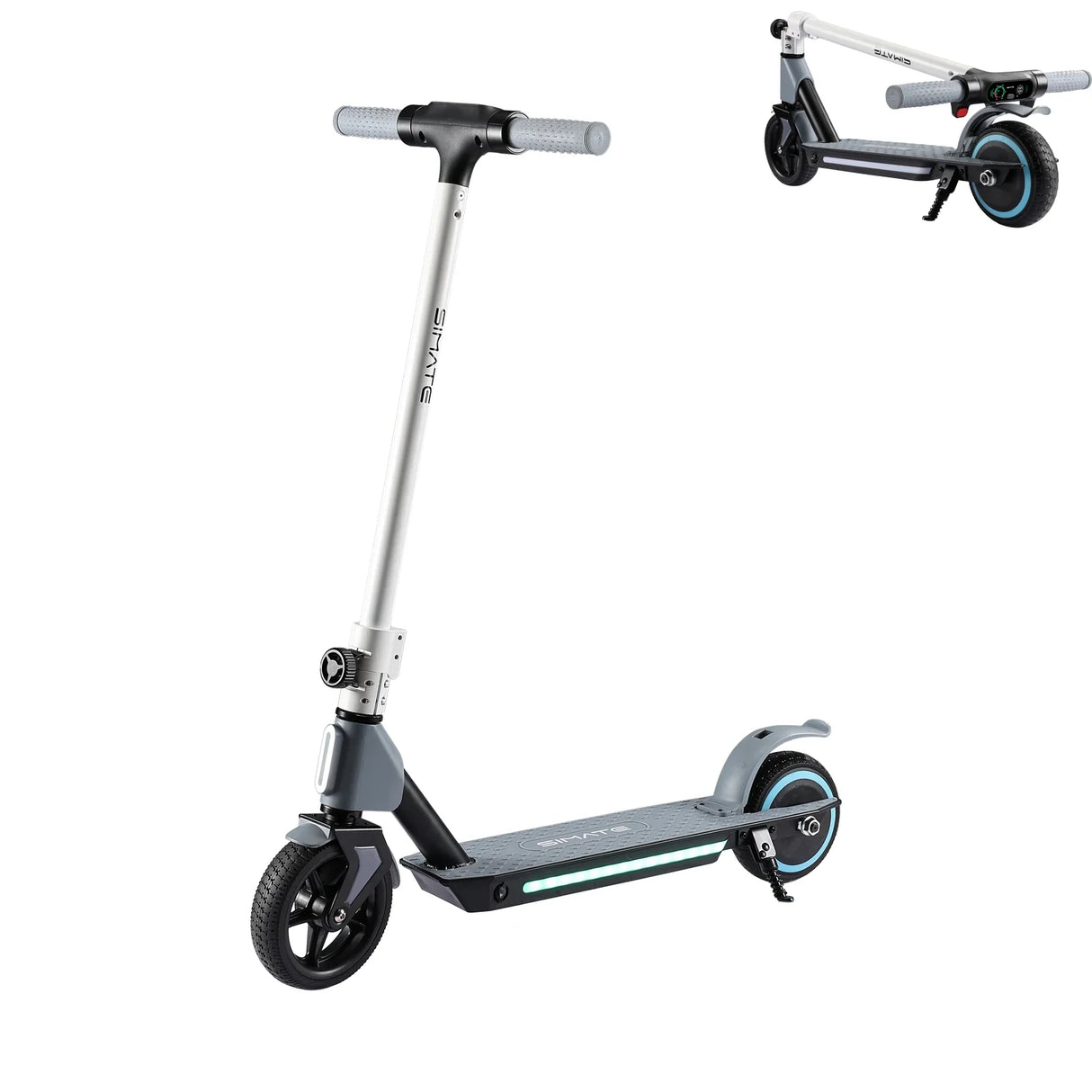 SIMATE S2 6,5" Trottinette électrique pliable pour enfants 130W Moteur 24V 2,5Ah Batterie