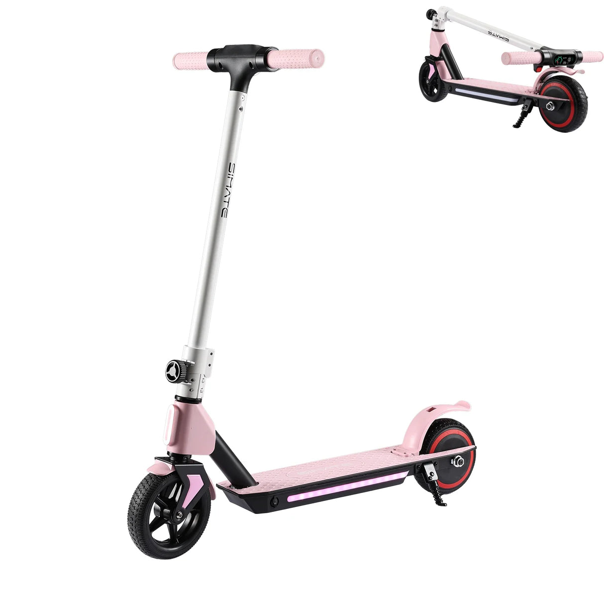 SIMATE S2 6,5" Trottinette électrique pliable pour enfants 130W Moteur 24V 2,5Ah Batterie