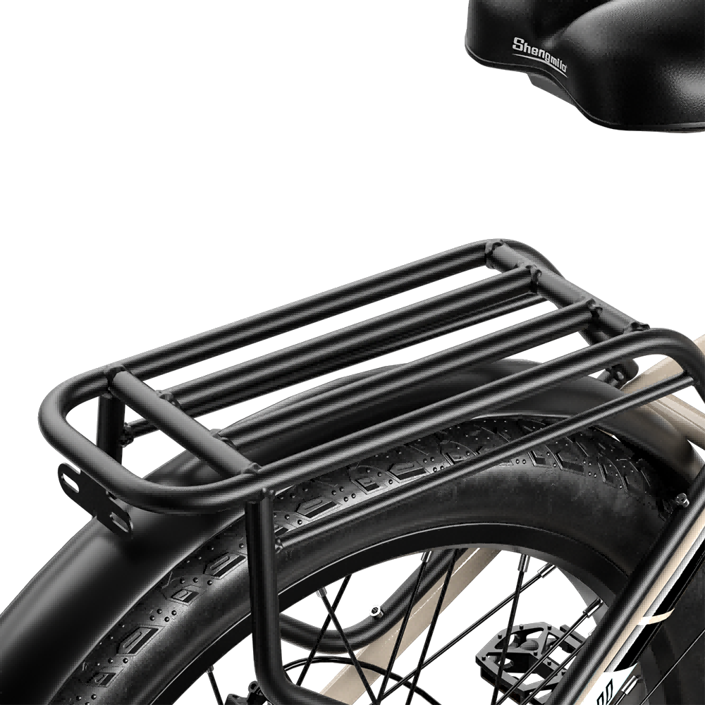 SHENGMILO S700 26" Vélo de ville électrique à gros pneus Step-Thru 1000W*2 Double Moteur 48V 17,5Ah Batterie