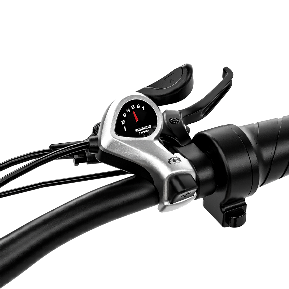 SHENGMILO S700 26" Vélo de ville électrique à gros pneus Step-Thru 1000W*2 Double Moteur 48V 17,5Ah Batterie