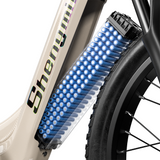 SHENGMILO S700 26" Vélo de ville électrique à gros pneus Step-Thru 1000W*2 Double Moteur 48V 17,5Ah Batterie