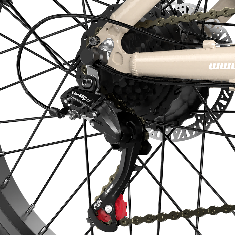 SHENGMILO S700 26" Vélo de ville électrique à gros pneus Step-Thru 1000W*2 Double Moteur 48V 17,5Ah Batterie