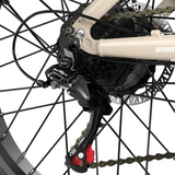 SHENGMILO S700 26" Vélo de ville électrique à gros pneus Step-Thru 1000W*2 Double Moteur 48V 17,5Ah Batterie