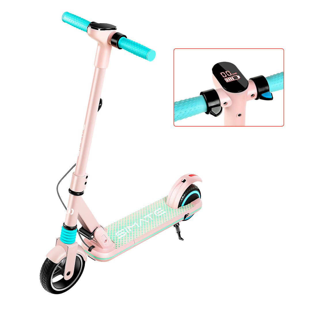 SIMATE S3 6,5" Trottinette électrique pliable pour enfant 130W Moteur 24V 2,5Ah Batterie