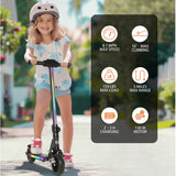 Simate S5 6.5 "corps coloré pliable pour enfants allume le scooter électrique 130W moteur 24V 2.5Ah batterie