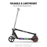 SIMATE S5 6,5 "corps coloré pliable pour enfants allume le scooter électrique 130W Moteur 24V 2,5Ah Batterie (Nouveau)