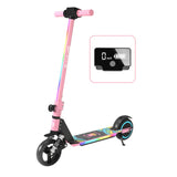 Simate S5 6.5 "corps coloré pliable pour enfants allume le scooter électrique 130W moteur 24V 2.5Ah batterie