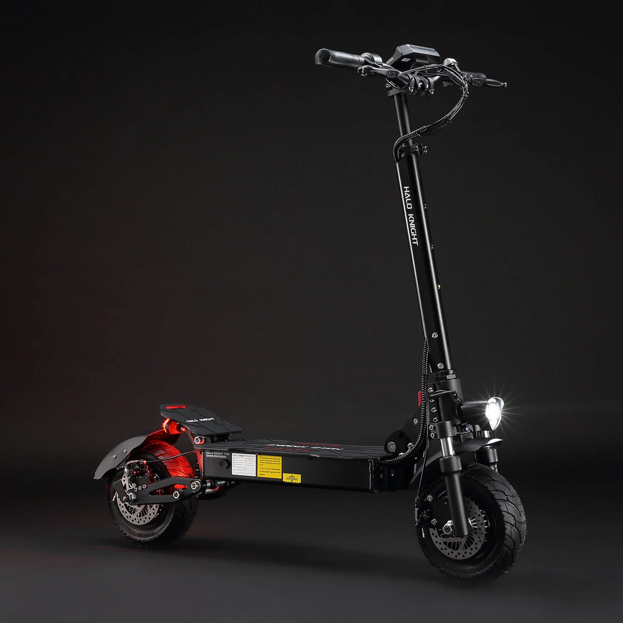 HALO KNIGHT T104(2025) 10" Trotinette Électrique Tout Terrain 2*1200W Moteur 52V 21Ah Batterie(Version Améliorée)