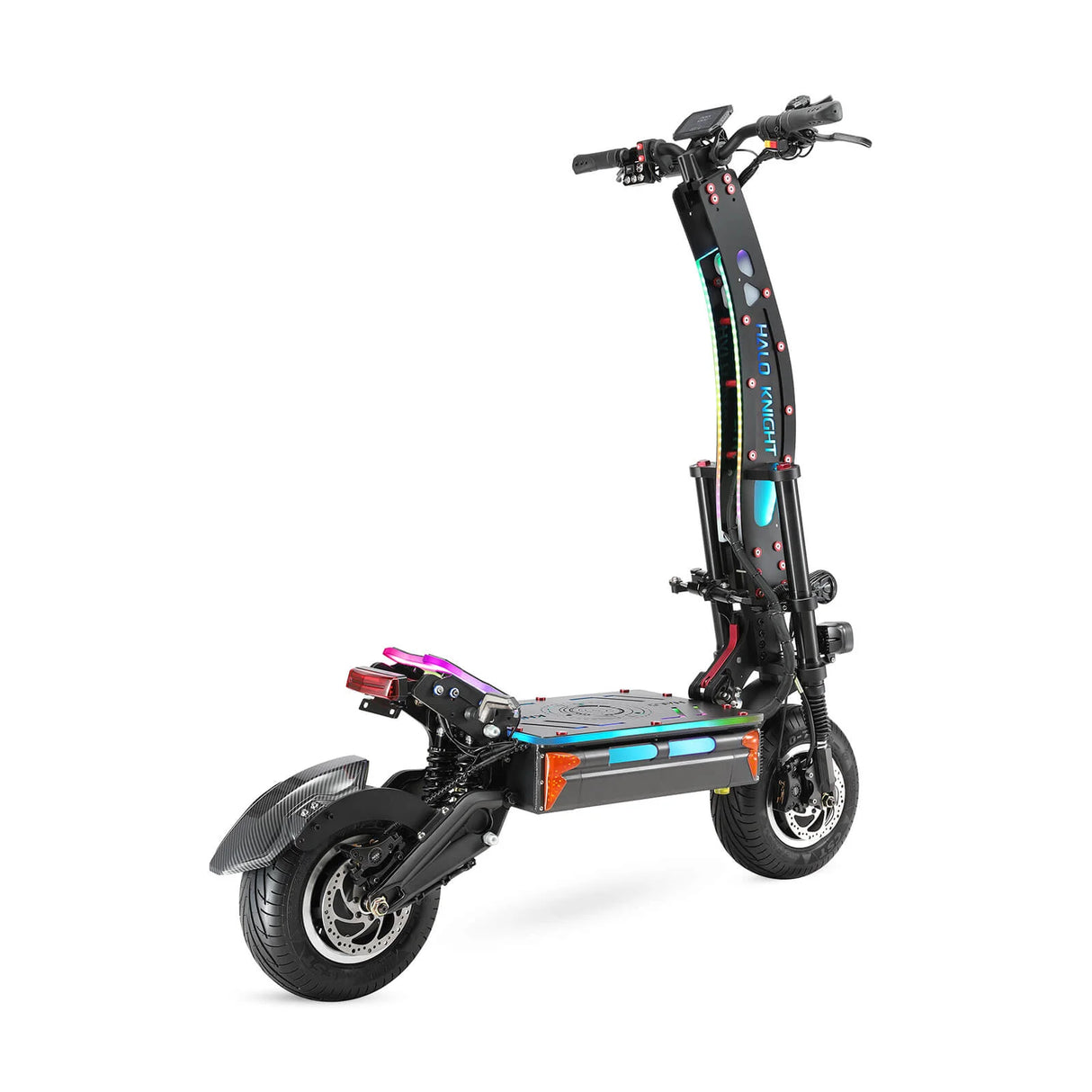 HALO KNIGHT T107 Max 14" Trottinette électrique pliante tout-terrain 4000W*2 Moteurs 72V 50Ah Batterie