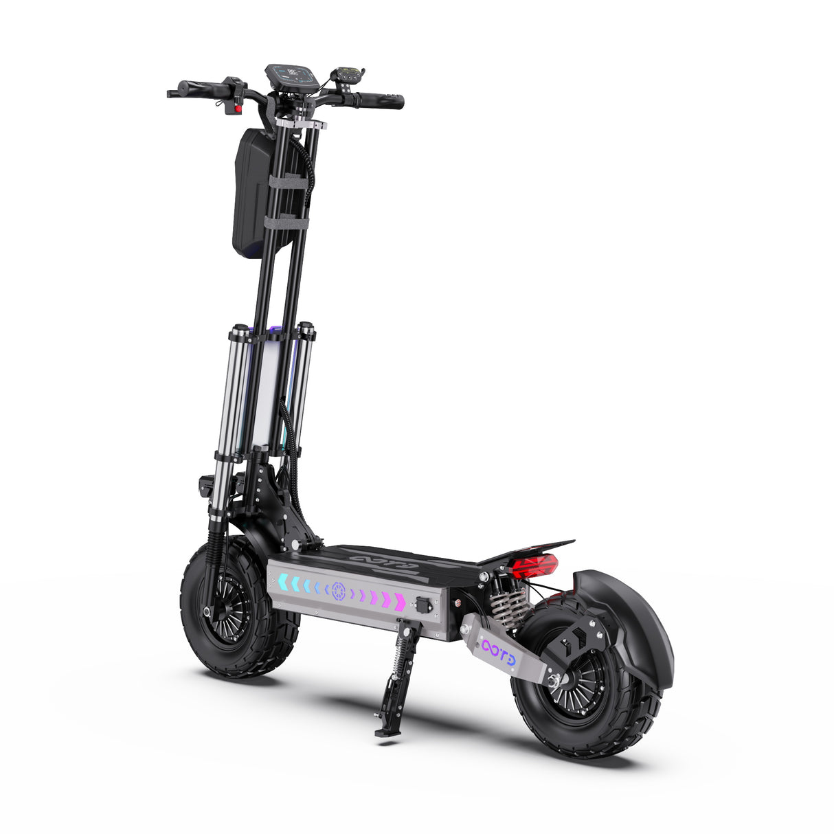 OOTD T90 13" All-Terrain Trotinette à 2 Roues Trotinette Électrique 3000W*2 Moteurs Doubles 60V 31.2Ah Batterie