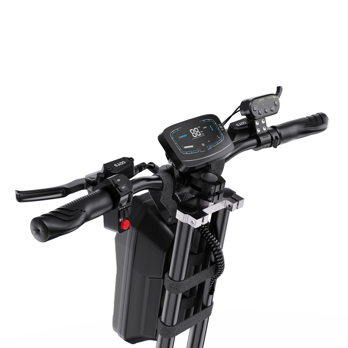 OOTD T90 13" All-Terrain Trotinette à 2 Roues Trotinette Électrique 3000W*2 Moteurs Doubles 60V 31.2Ah Batterie