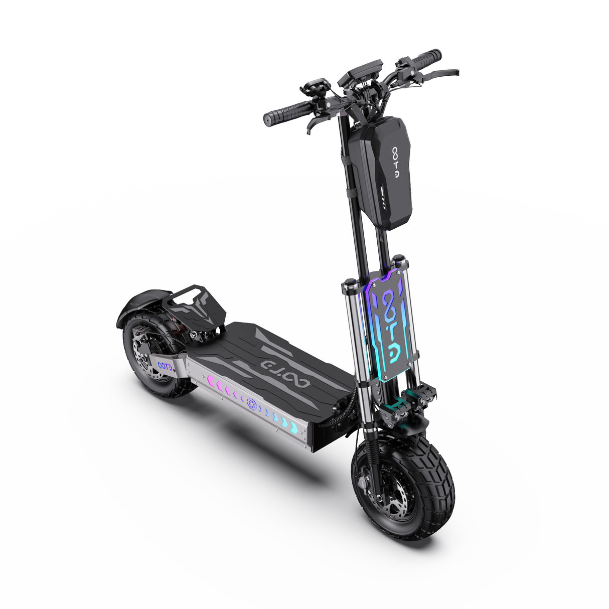 OOTD T90 13" All-Terrain Trotinette à 2 Roues Trotinette Électrique 3000W*2 Moteurs Doubles 60V 31.2Ah Batterie