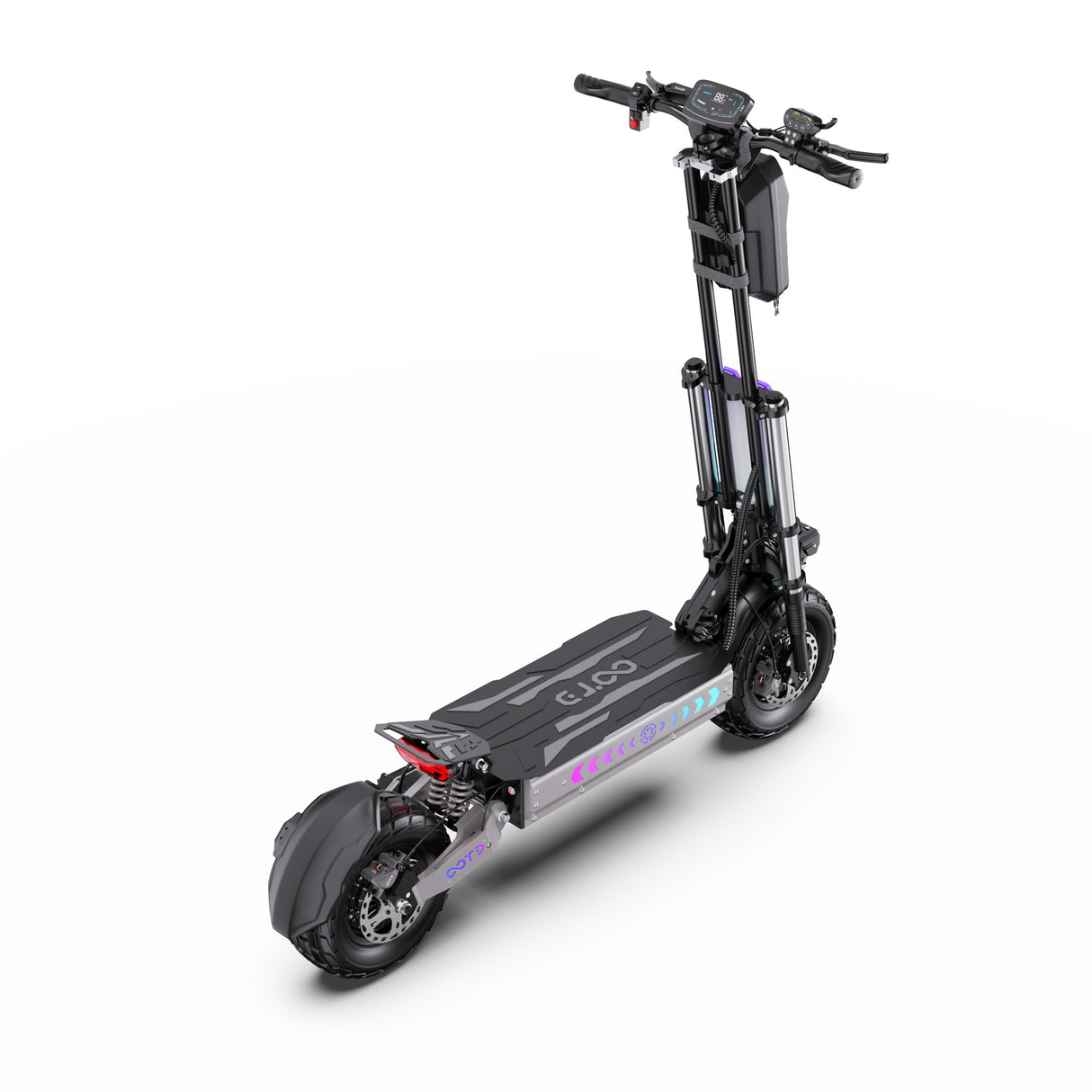 OOTD T90 13" All-Terrain Trotinette à 2 Roues Trotinette Électrique 3000W*2 Moteurs Doubles 60V 31.2Ah Batterie