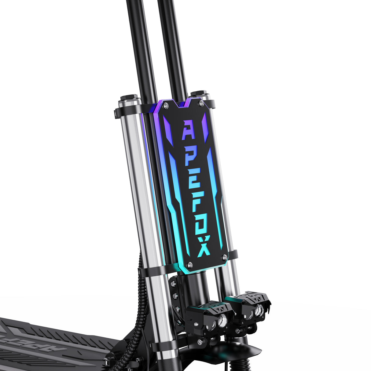 APEFOX T90 13" All-Terrain Trotinette à 2 Roues Trotinette Électrique 3000W*2 Moteurs Doubles 60V 31.2Ah Batterie