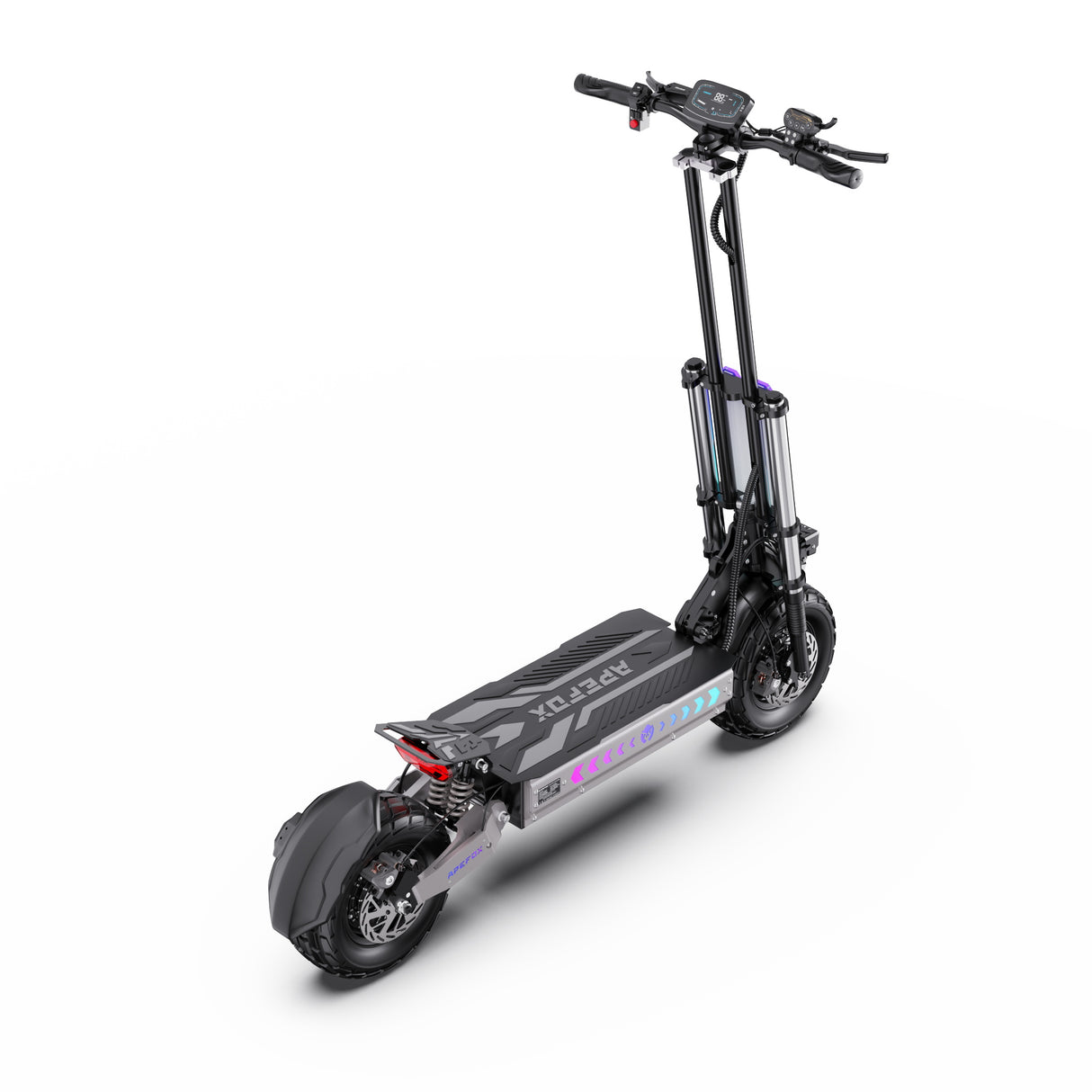 APEFOX T90 13" All-Terrain Trotinette à 2 Roues Trotinette Électrique 3000W*2 Moteurs Doubles 60V 31.2Ah Batterie