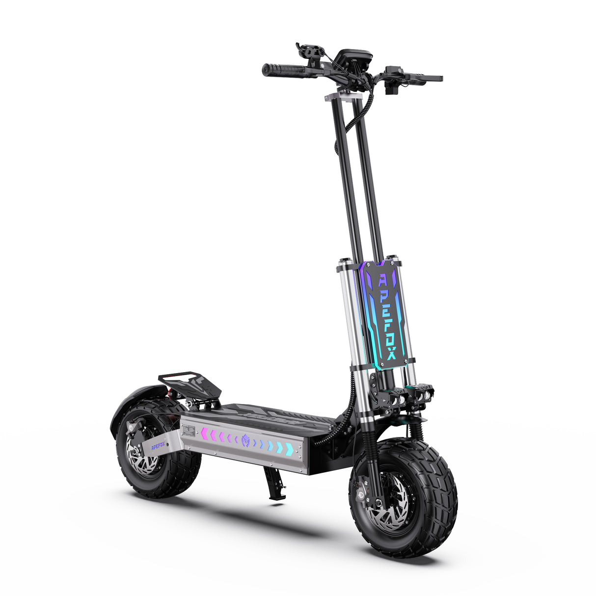 APEFOX T90 13" All-Terrain Trotinette à 2 Roues Trotinette Électrique 3000W*2 Moteurs Doubles 60V 31.2Ah Batterie