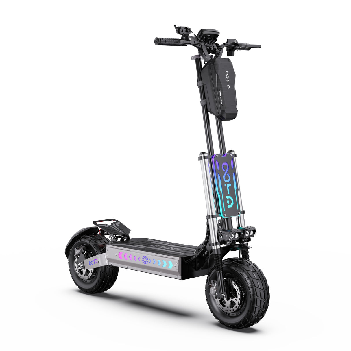 OOTD T90 13" All-Terrain Trotinette à 2 Roues Trotinette Électrique 3000W*2 Moteurs Doubles 60V 31.2Ah Batterie