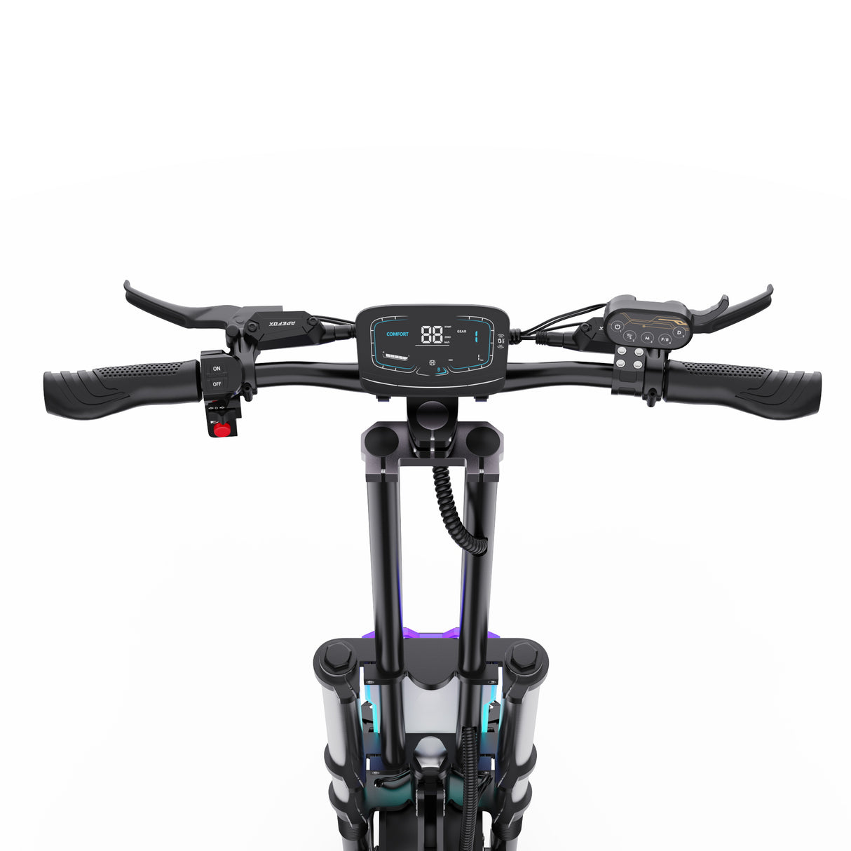APEFOX T90 13" All-Terrain Trotinette à 2 Roues Trotinette Électrique 3000W*2 Moteurs Doubles 60V 31.2Ah Batterie