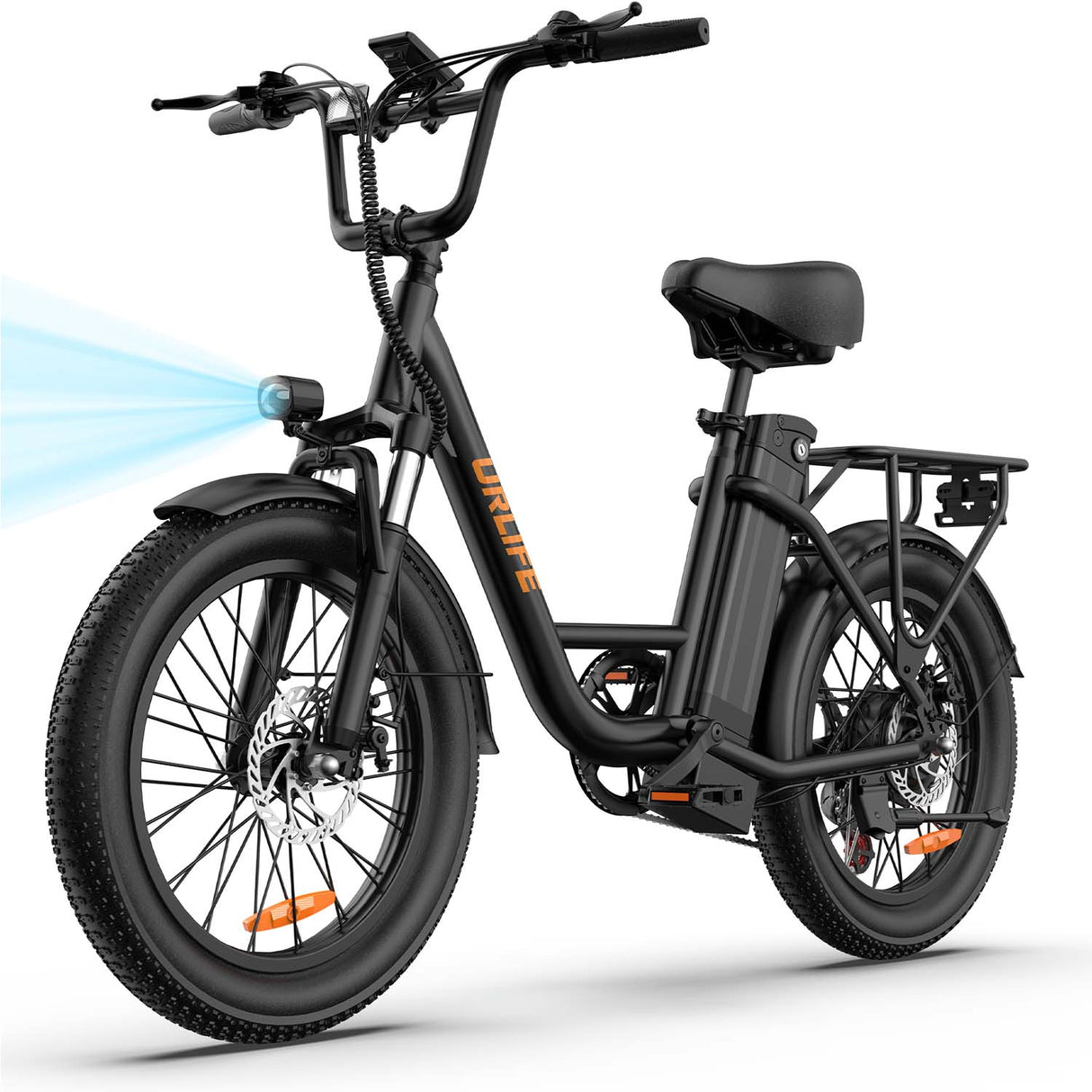 URLIFE E20 Vélo électrique 20 pouces à cadre bas Moteur 250W 48V 13Ah Batterie(EU edition)