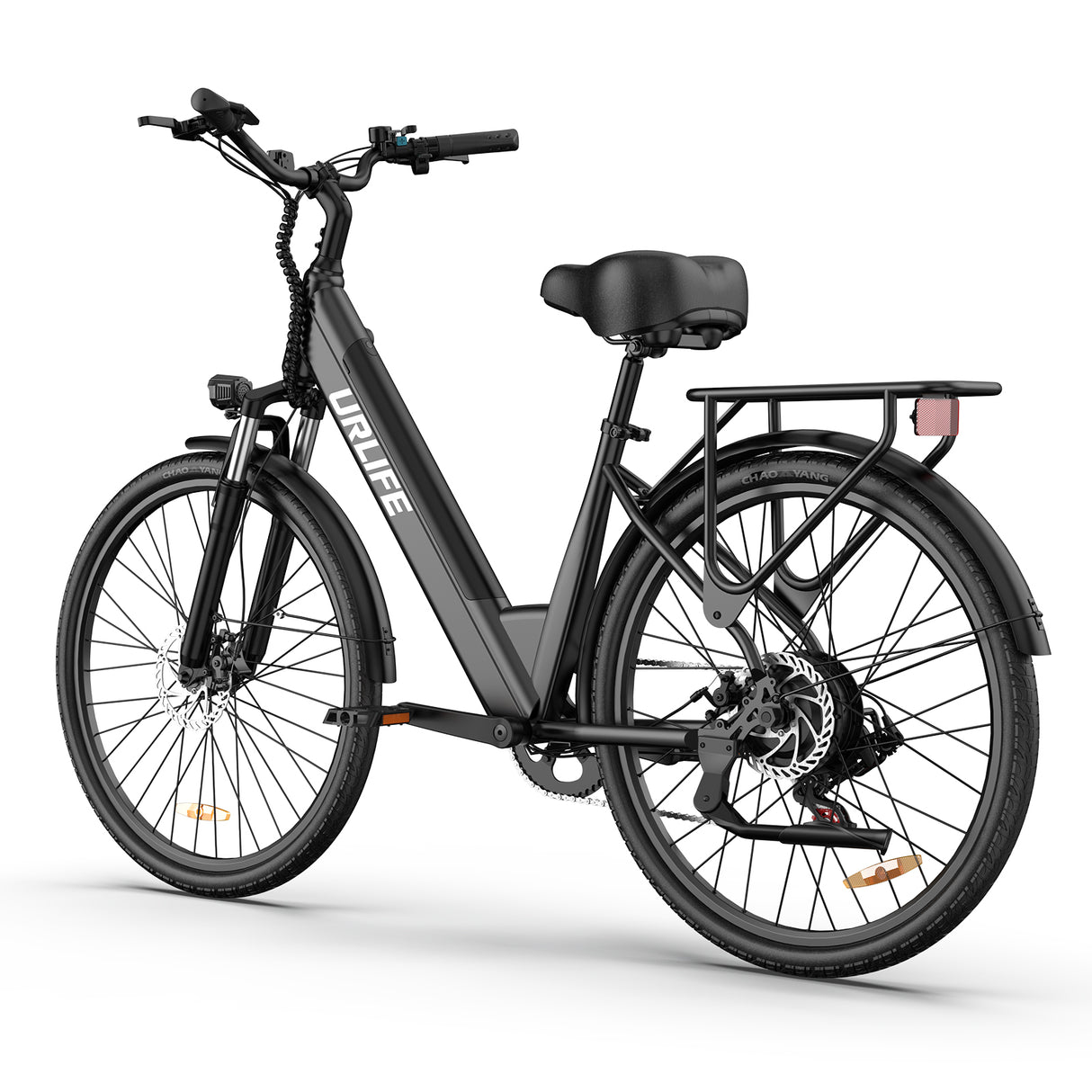 URLIFE E26 Vélo Électrique 26 Pouces à Cadre Bas Moteur 250W 36V 13Ah Batterie(EU edition)