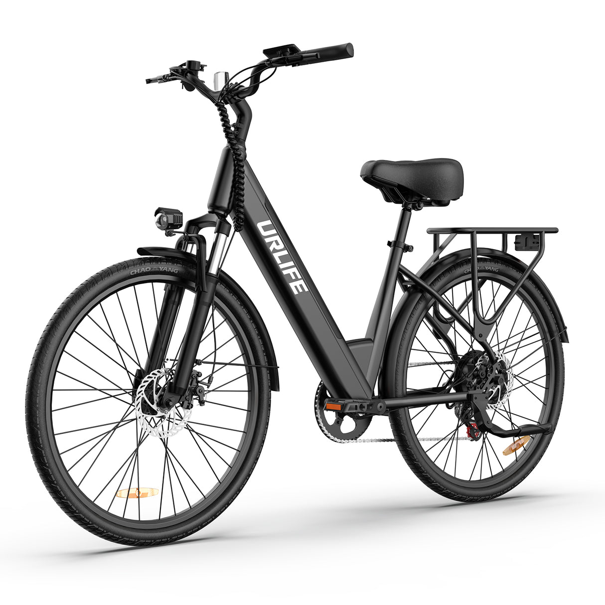 URLIFE E26 Vélo Électrique 26 Pouces à Cadre Bas Moteur 250W 36V 13Ah Batterie(EU edition)