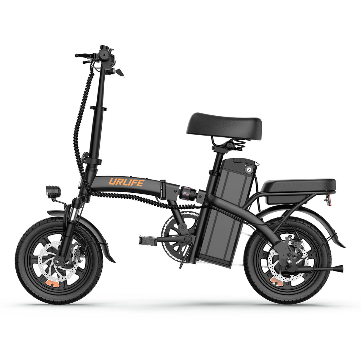URLIFE F1L Vélo Électrique Pliable 14 Pouces – Moteur 250W, Batterie 48V 7,5Ah