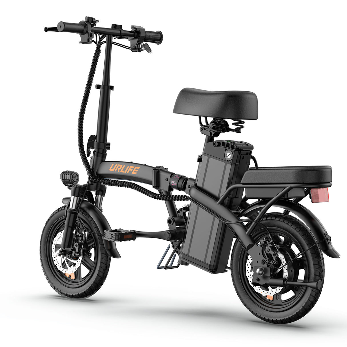 URLIFE F1L Vélo Électrique Pliable 14 Pouces – Moteur 250W, Batterie 48V 7,5Ah