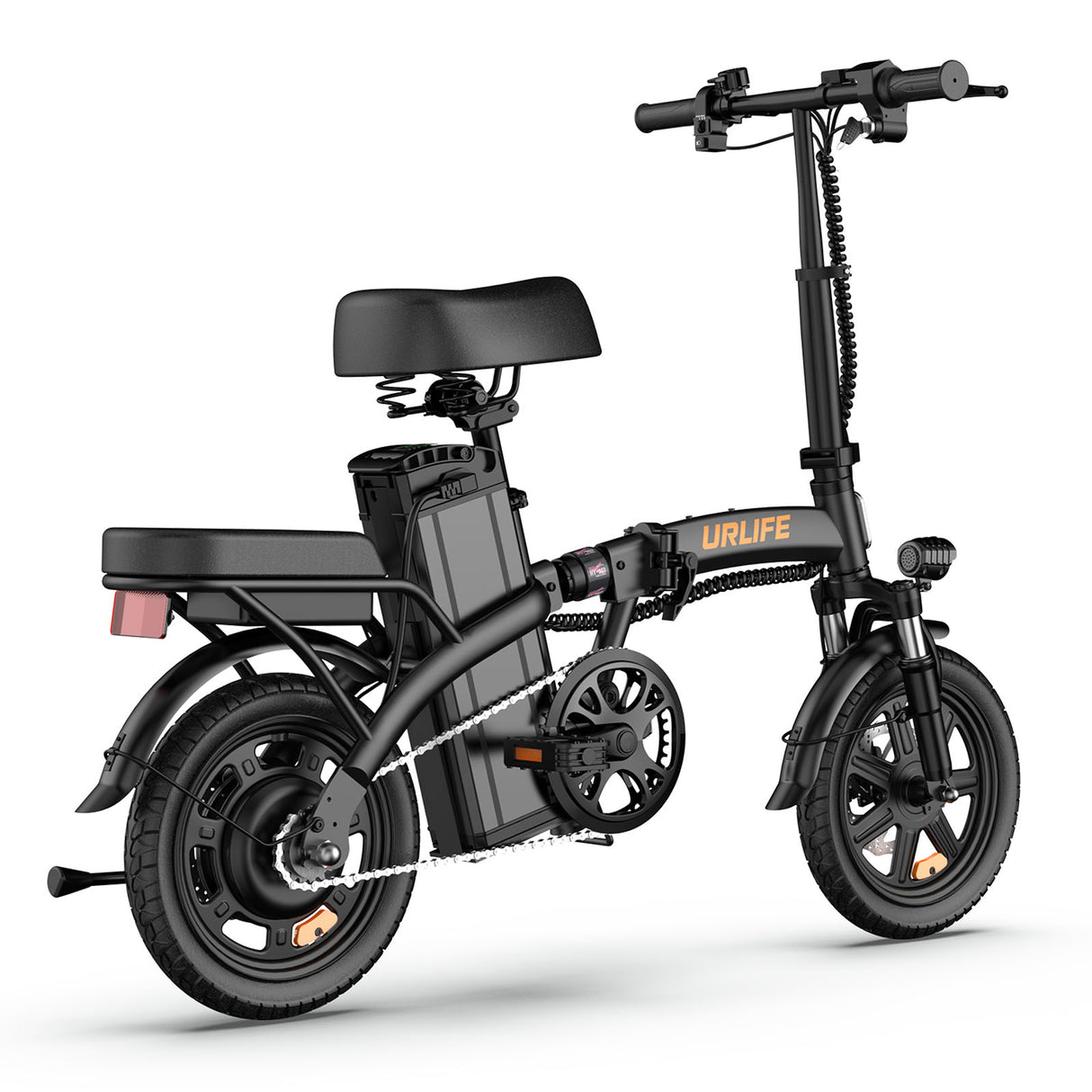 URLIFE F1L Vélo Électrique Pliable 14 Pouces – Moteur 250W, Batterie 48V 7,5Ah