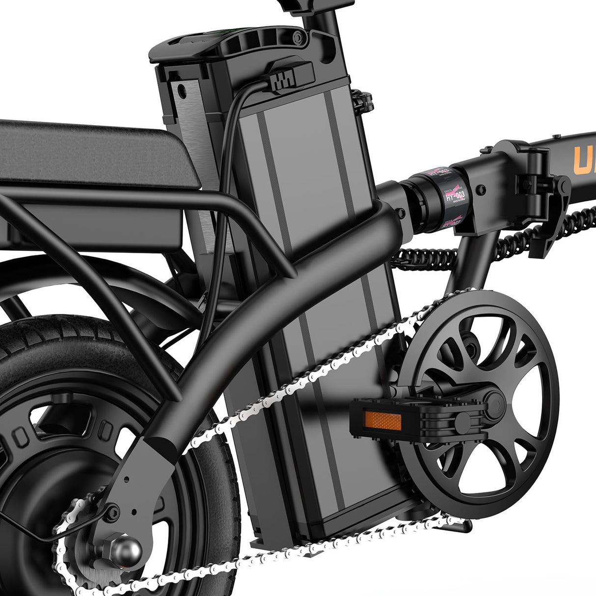 URLIFE F1L Vélo Électrique Pliable 14 Pouces – Moteur 250W, Batterie 48V 7,5Ah